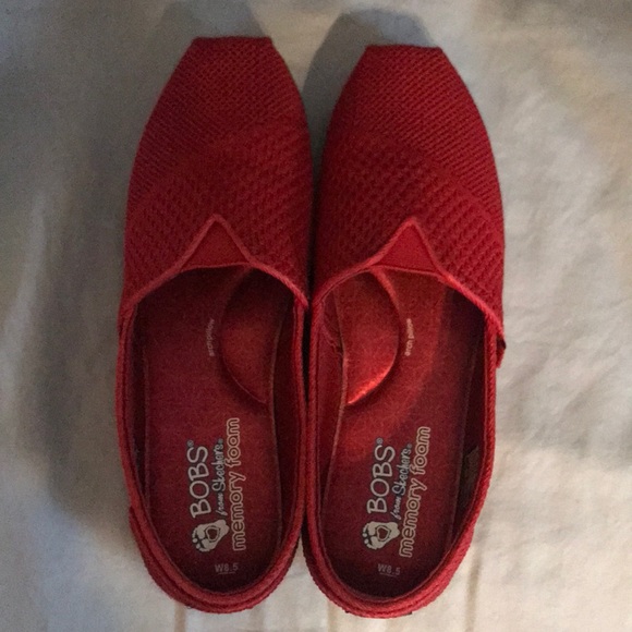 red bobs shoes